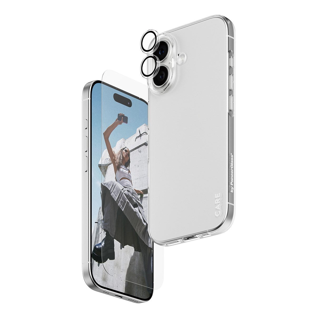 SAFE. | CARE by PanzerGlass® 3-in-1 able Combo Bundle iPhone 17